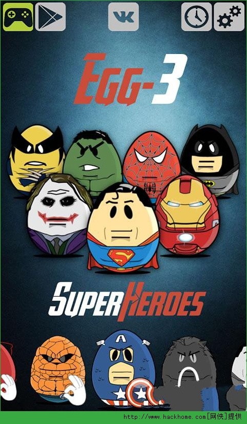 superheroes,superloudness 蛋蛋超级英雄安卓手机版(egg 3 superheroes) v1.8c