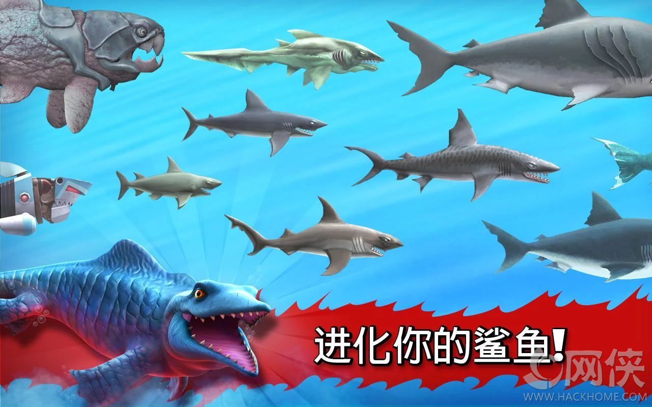 饥饿的鲨鱼进化大螃蟹中文版,饥饿的鲨鱼进化大版