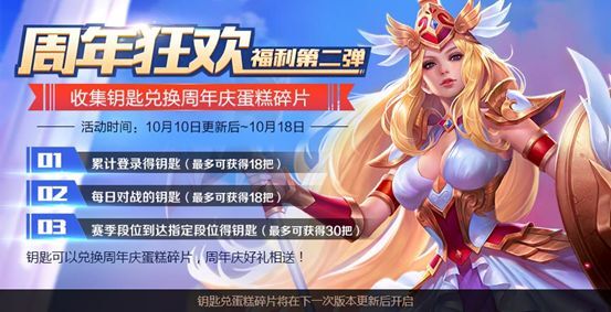 王者荣耀10月10日更新公告 周年狂欢活动开启[多图]图片1