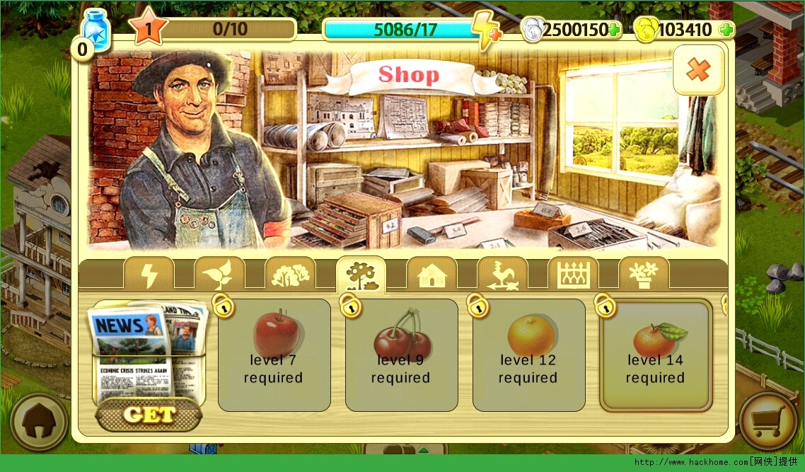 农场成长存档/farm up无限金币银币解锁破解 v1.18 iphone/ipad版