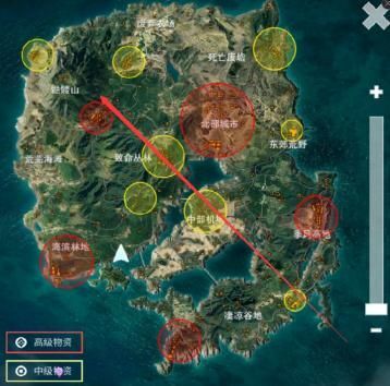 腾讯光荣使命降落地点哪里好 最佳降落地点与资源分布图分享