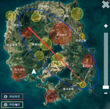 腾讯光荣使命降落地点哪里好 最佳降落地点与资源分布图分享